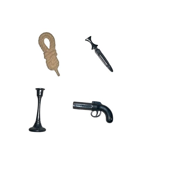 Vintage 2002 Clue Weapons Complete Rope Gun Replacement Parts Parker Brothers - Picture 3 of 4